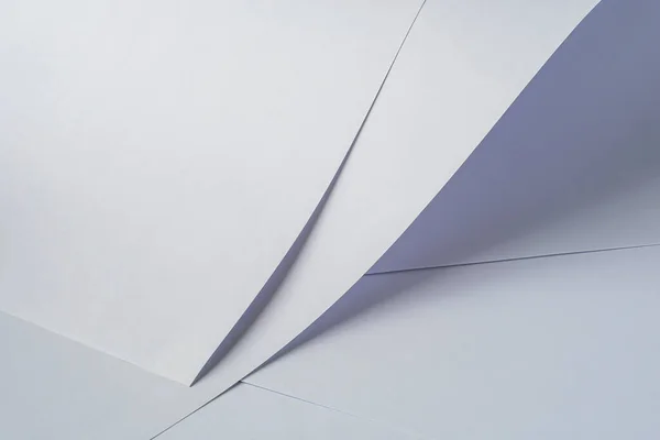 Два Великих Аркуші Білого Паперу Світлому Фоні Ліцензійні Стокові Фото