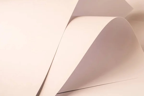 stock image Large sheets of warm white paper.