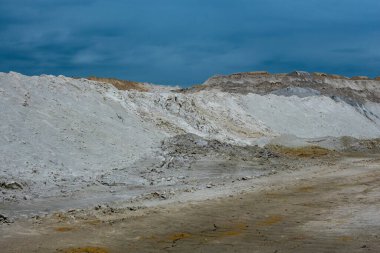 Kimya endüstrisi soyut ve gerçekçi olmayan bir manzara olarak atık.