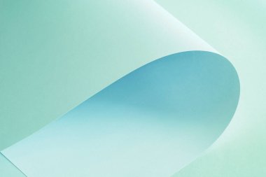 Büyük bir sayfa kağıt. Yeşil renk. Görüntü.