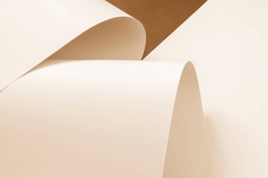 Sıcak mahsul renginde kağıtlar..