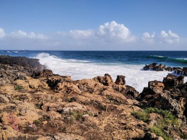 Cascais açıklarında (Portekiz). Atlantik Okyanusu.