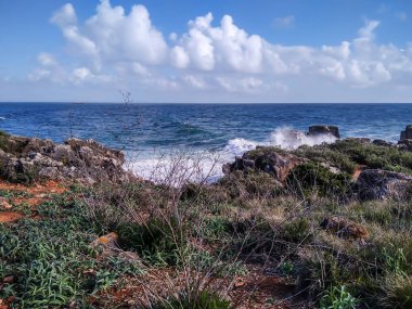 Cascais açıklarında (Portekiz). Atlantik Okyanusu.