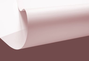 Sıcak bir tonda, katlanmış bir kağıt..