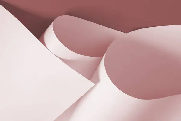 Yaratıcı tasarım görevleri için bir arkaplan olarak pembe kağıt sayfaları.