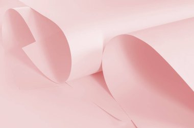 Pembe tonda kağıtlar. Yaratıcı tasarım çalışmaları için arkaplan.