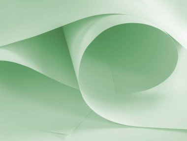  Yeşil tonda kağıtlar. Yaratıcı tasarım çalışmaları için arkaplan.