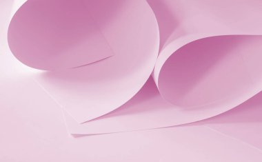  Pembe tonda kağıtlar. Yaratıcı tasarım çalışmaları için arkaplan.