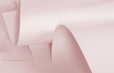 Pembe tonda kağıtlar. Yaratıcı tasarım çalışmaları için arkaplan.