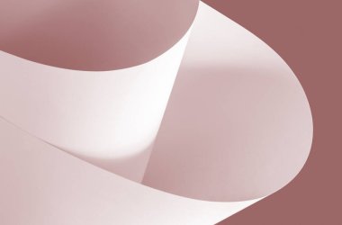 Pembe tonda kağıtlar. Yaratıcı tasarım çalışmaları için arkaplan.