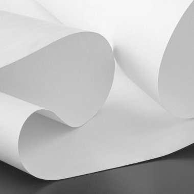 Beyaz bir kağıdın yakın plan çekimi..