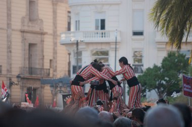 Valencia, İspanya - 29 Mayıs - 2025. Gösteri ve genel grev Başkan Valencia Mazon 'un istifasını talep ediyor..