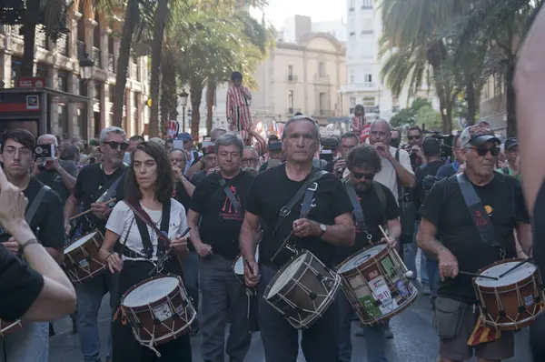 Valencia, İspanya - 29 Mayıs - 2025. Gösteri ve genel grev Başkan Valencia Mazon 'un istifasını talep ediyor.