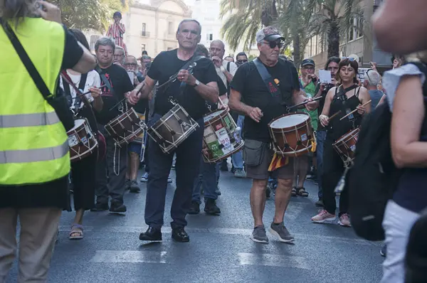 Valencia, İspanya - 29 Mayıs - 2025. Gösteri ve genel grev Başkan Valencia Mazon 'un istifasını talep ediyor.