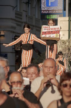 Valencia, İspanya - 29 Mayıs - 2025. Gösteri ve genel grev Başkan Valencia Mazon 'un istifasını talep ediyor..