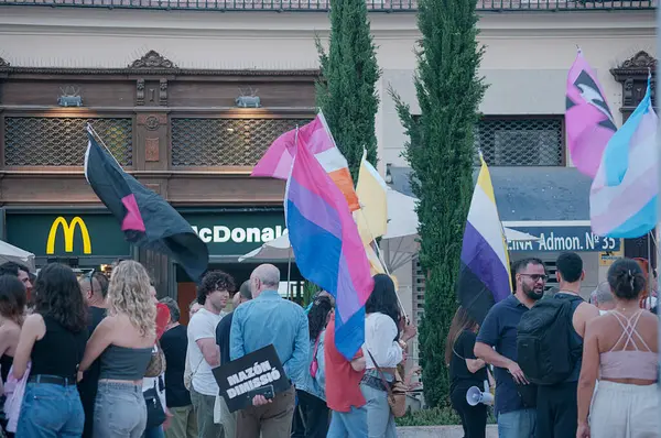 Valencia, Spain - May 29 - 2025. Demonstration and general strike demanding the resignation of Valencian President Mazon.