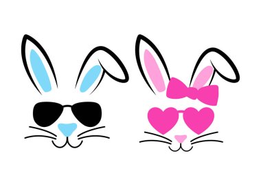 Şirin tavşan surat tasarımı. Mutlu Paskalyalar. tapılası tavşanlar.