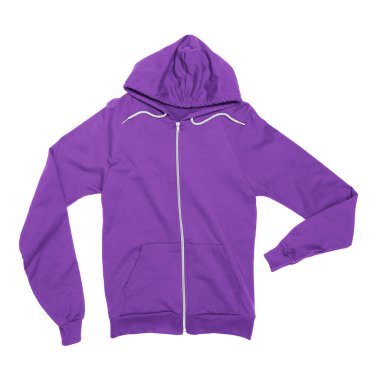 Hemen tasarımlarınız için güzel resimler oluşturun, bu Ön Görünüm Biçimli Sweatshirt 'ü Ultra Mor Renkli