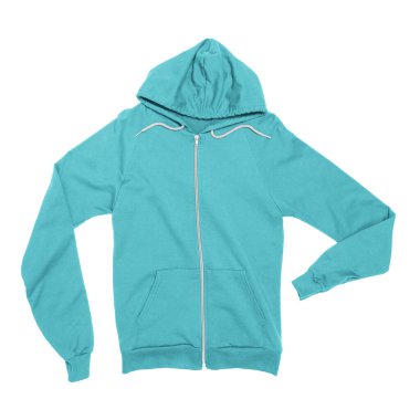 Tasarımlarınız için hemen güzel görüntüler oluşturun, bu Ön Görünüm Biçimli Sweatshirt Meleklerin Mavi Rengi ile