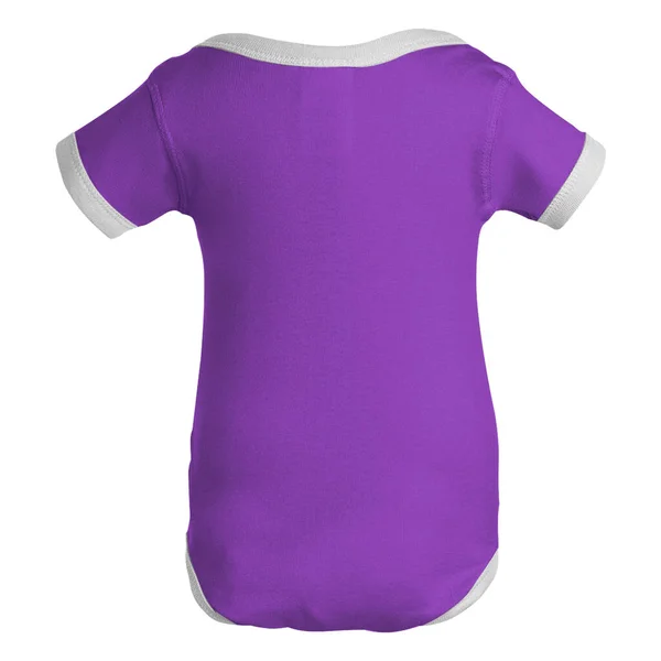 Met Deze Cute Baby Short Sleeves Onesie Mockup Ultra Violet — Stockfoto