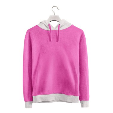 Bu Ön Görünüm Basit Kızlar Kapüşonlu Kabuk Pembesi Rengi 'ni kullanarak sanat çalışmalarınızı destekleyin.