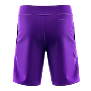 Daha fazla harika tasarım ürünleri elde etmek için bu Backview Awesome Mens Kısa Mockup Ultra Violet rengini kullanın.