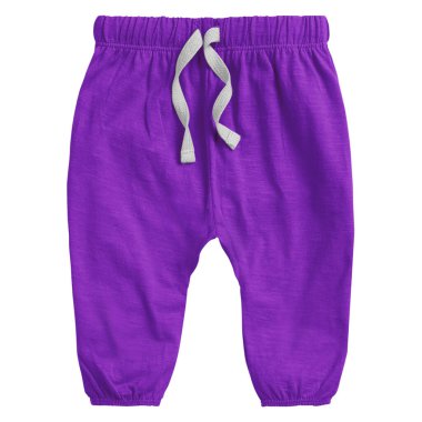 With just a few clicks, you can visualize your designs in Wonderful Baby Trouser Mockup In Ultra Violet Color