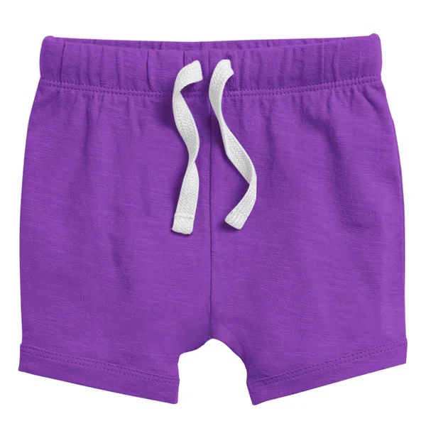 Use Blank Wonderful Baby Short Mockup Ultra Violet Color Make — Stock Photo, Image
