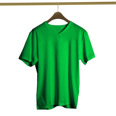 Bu yüksek çözünürlüklü V-Neck tişörtü Orman Yeşil Rengi 'nde Hanger Mockup üzerine tasarladığınız tasarım birkaç dakika içinde fotoğraf gerçekçi bir sonuç verecek..