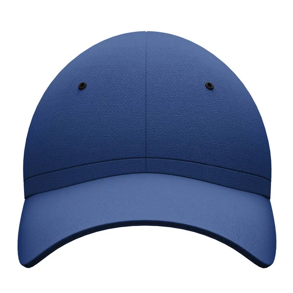 You can make your logo design more beautiful with this Front View Simple Baseball Hat Mockup In Nouvean Navy Color