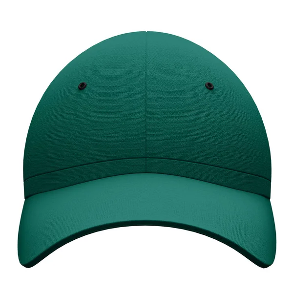 Beyzbol Şapkası Mockup Cadmium Yeşil Rengi Ile Logo Tasarımınızı Daha — Stok fotoğraf