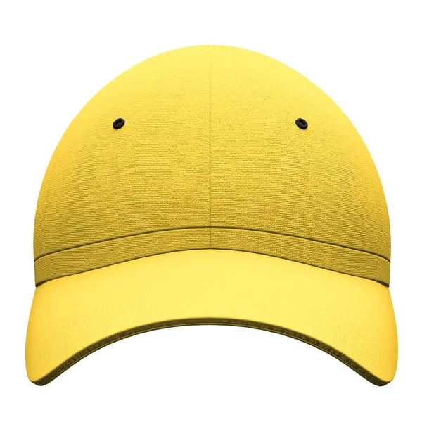 Mit Diesem Einfachen Baseballmützen Mockup Aspen Gold Color Können Sie — Stockfoto