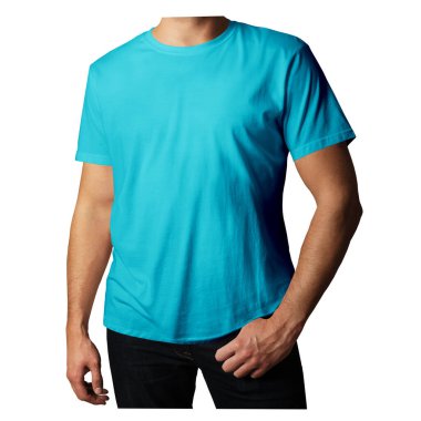 Tasarımınızın güzelliğini bu Ön Görünüm Sanatsal Mens T-Shirt Mockup 'a Gümüş Çam Cyan Rengi ile yapıştırın ve her şey gerçek gibi görünsün.