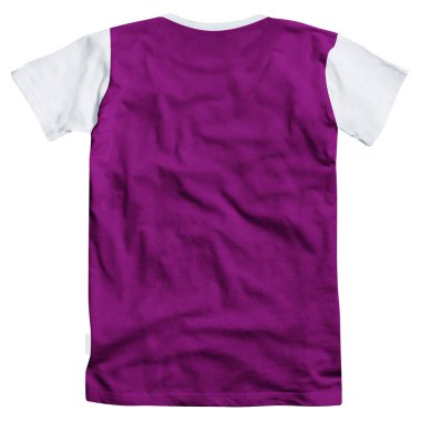 Resminizi bu Arka Görünüm Artistik Tişört Mor Rengi 'ne koyun ve ürünleriniz reklama hazır olsun..