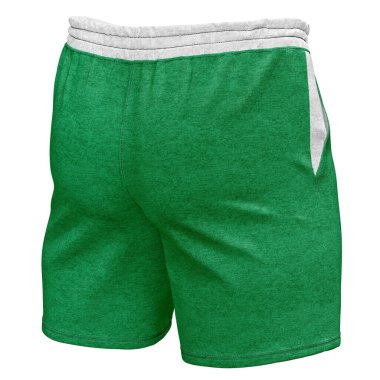 Sadece bir kaç tıklamayla tasarımlarınızı Yan Görünüm Mens 'in Yeşil Arı Renkli Mockup' ında canlandırabilirsiniz