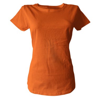 Markanızın logosunu ve tasarımını bu turuncu kaplan rengindeki tatlı kız tişörtü ile tanıtın.