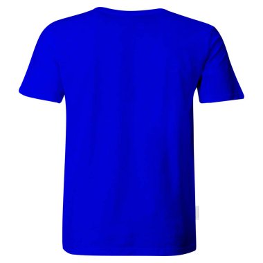 Yüksek çözünürlüklü bir Back View Fantastik Cotton T-Shirt Deniz mavisi, tasarım fikirlerinizi daha değerli ve güzel sunmanıza yardımcı olmak için.