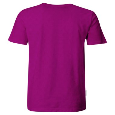 Yüksek çözünürlüklü bir Back View Fantastik Cotton T-Shirt Mor Renkli, tasarım fikirlerinizi daha değerli ve güzel sunmanıza yardımcı olmak için.