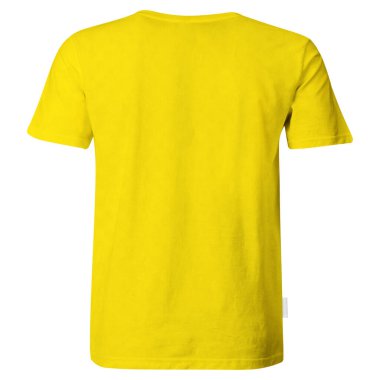 Yüksek çözünürlüklü bir Back View Fantastik Cotton T-Shirt Altın Kivi Renkli, tasarım fikirlerinizi daha değerli ve güzel sunmanıza yardımcı olmak için.
