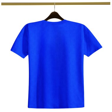 Tasarımınıza gerçekçi bir rötuş verin Bu geriye bakış etkileyici pamuk tişörtü ile Deniz mavisi askılı.