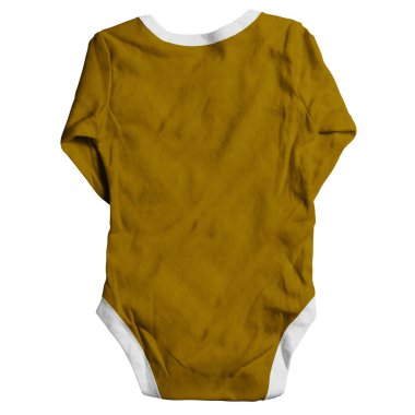 İnanılmaz tasarımlarınızı kolaylıkla bu Arkadan Bakış Uzun Kollu Bebek Vücut Kıyafeti Modifiye Edilebilir Russet Kahverengi.