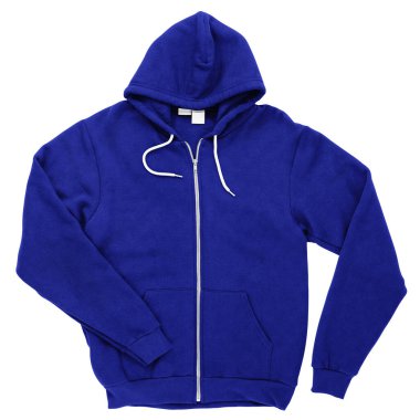 Popüler bir fermuarlı kapüşon mavi fırtına renginde, tasarımlarınızı çabucak hayata geçirmek için..