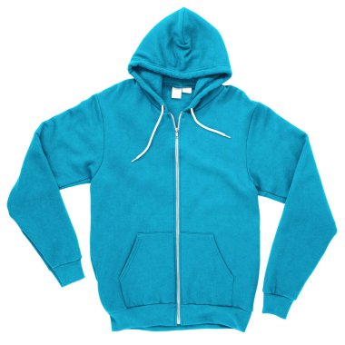 Logonuzu ya da tasarımınızı bu Ön Görünüm 'e yapıştırın Fermuarlı Kapüşonlu Kapüşonlu Mock Up' ı Tavuskuşu Mavisi ile çalıştırın ve her şey güzel görünsün.