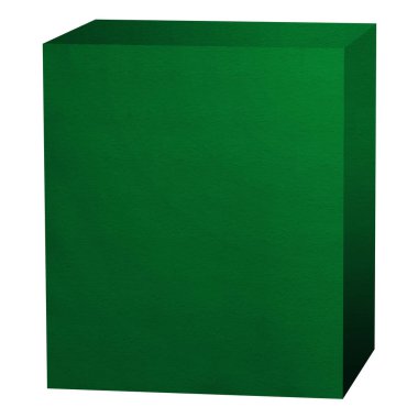 Tasarımlarınızı bu yeşil eğrelti otu renginde güzel kutuyla profesyonel bir şekilde sergileyin.