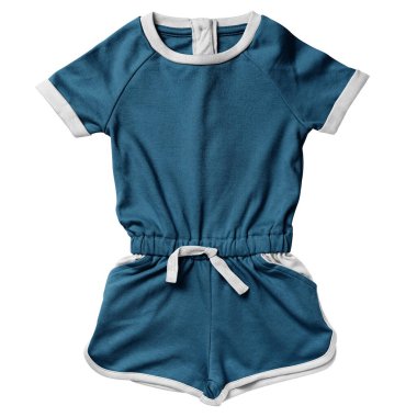 İster tasarladıklarınızı tanıtım amaçlı olarak gösterin, ister kullanın, bu ön görünüm, Adriyatik Mavisi Giysiler içinde Pamuk Takımlar.