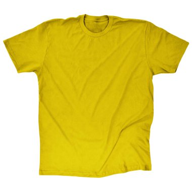 Bu parlak pamuklu tişört, sarı ayva renginde, vaktinizi boşa harcamamak için tasarlandı..