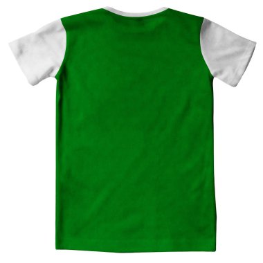 Bu arkadaki sevimli yeşil renkli tişört, tasarımlarınızı fotojenik bir görünümle sergilemek için tasarlandı..