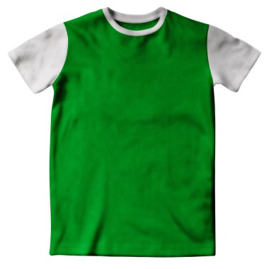 Tasarımını ve logonuzu bu ön manzara ile daha gerçekçi yapın. Sevimli yeşil renkli tişörtler..