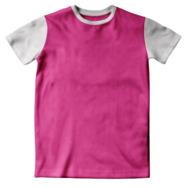 Tasarımını ve logonuzu bu ön görünüm ile daha gerçekçi yapın. Pembe renkli sevimli tişörtler..