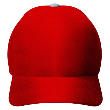 Basit tıklamalarla, tasarımlarınızı bu ön görünümde görebiliyorsunuz şaşırtıcı beysbol şapkası doğuya özgü kırmızı renkte..